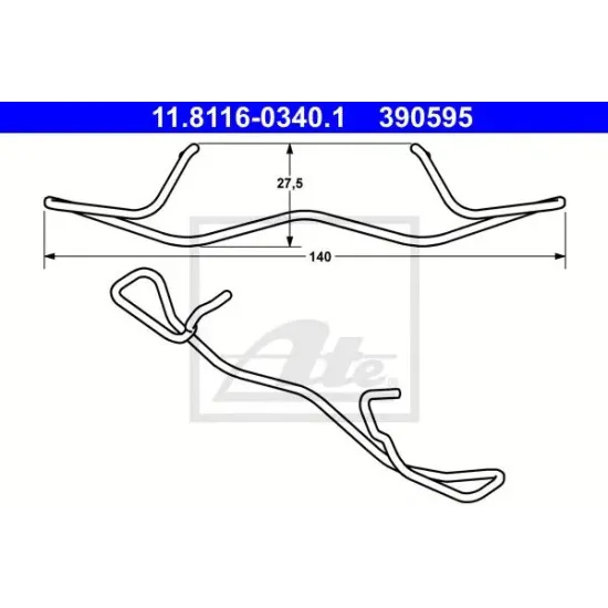 Etrier Frana, Arc ATE 11.8116-0340.1