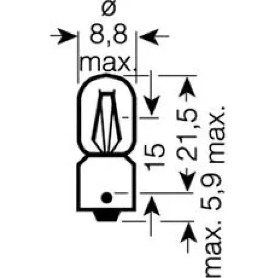 Lumini de Stationare, Semnalizator, Bec, Bec OSRAM 3930