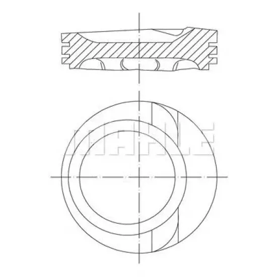 Piston MAHLE ORIGINAL 030 68 03