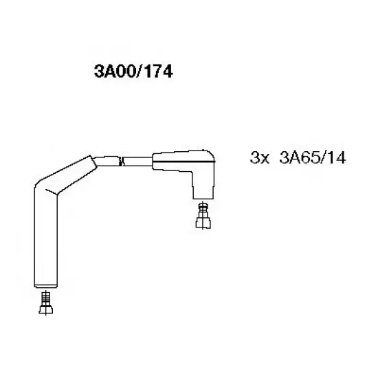 Set Cablaj Aprinder BREMI 3A00/174