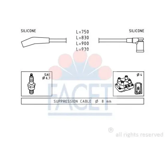 Set Cablaj Aprinder FACET 4.9568