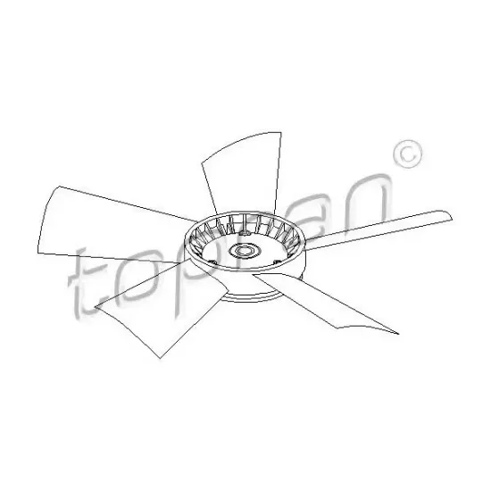 Paleta Ventilator, Racire Motor TOPRAN 401 191