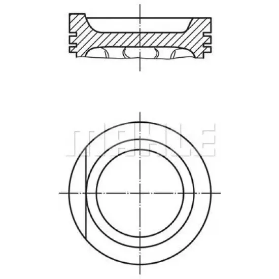 Piston MAHLE ORIGINAL 034 76 01