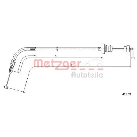 Cablu Acceleratie METZGER 413.21