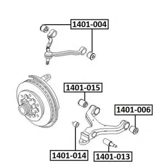 Suport, Trapez GUA MOTOR 41596