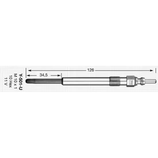 Bujie Incandescenta NGK 4187