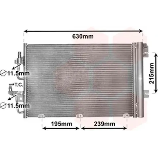 Condensator, Climatizare ABAKUS 037-016-0023