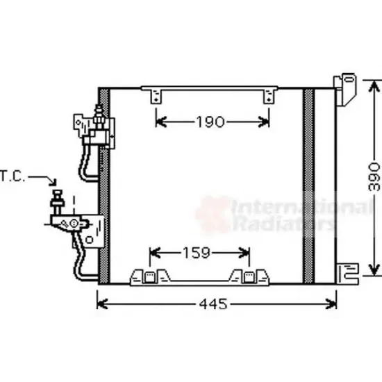 Condensator, Climatizare ABAKUS 037-016-0029