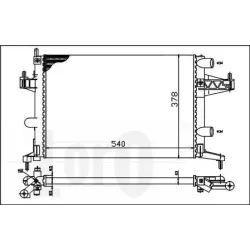 Racire Motor, Radiator