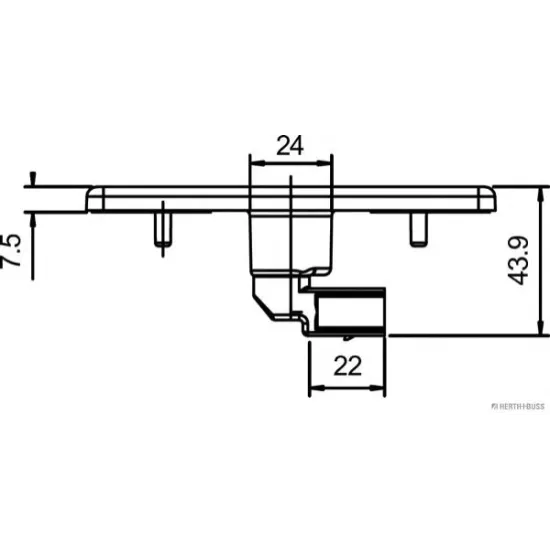 Lampa Laterala DEPO 440-1410N-AE