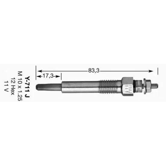 Bujie Incandescenta NGK 4467