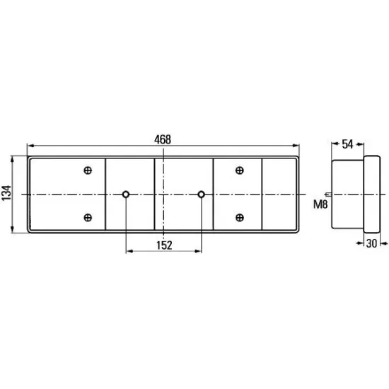 Lampa Spate DEPO 449-1903L-WE