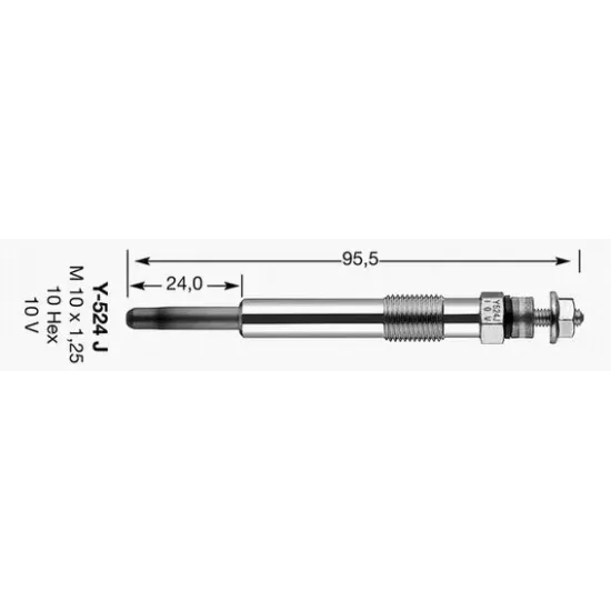 Bujie Incandescenta NGK 4520