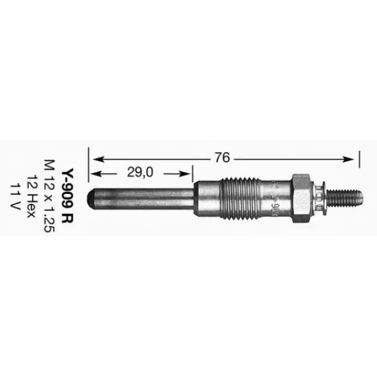 Bujie Incandescenta NGK 4602