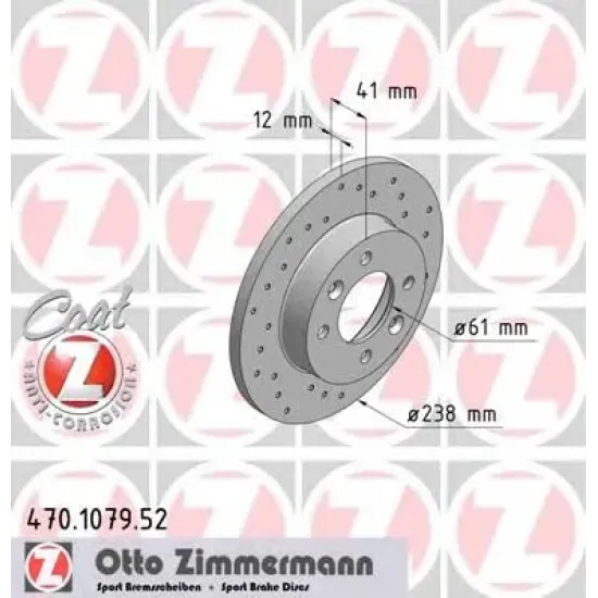 Disc Frana ZIMMERMANN 470.1079.52