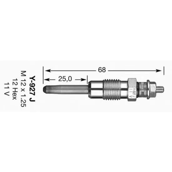 Bujie Incandescenta NGK 4916