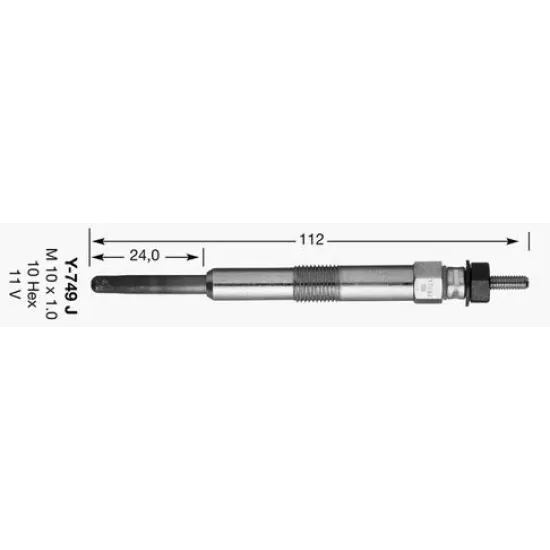 Bujie Incandescenta NGK 5013