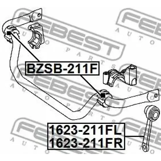 Brat / Bieleta Suspensie, Stabilizator METZGER 53068101