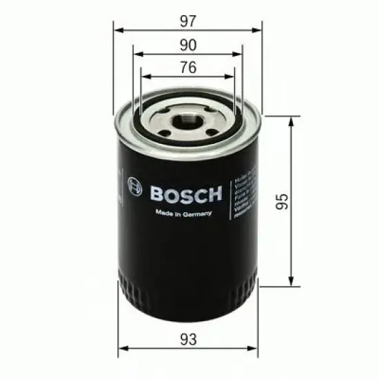 Filtru Ulei BOSCH 0 451 103 252