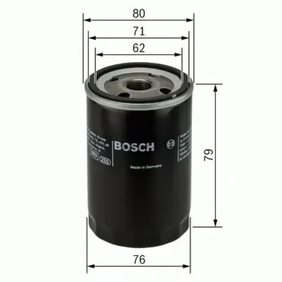 Filtru Ulei BOSCH 0 451 103 298