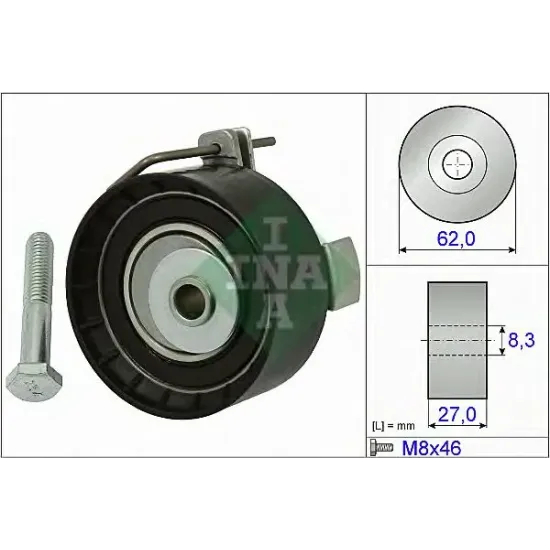 Curea Distributie, Rola Intinzator INA 531 0813 10