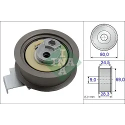 Curea Distributie, Rola Intinzator