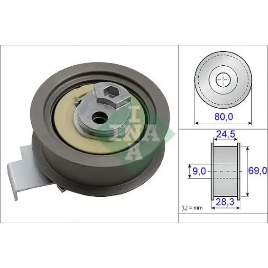 Curea Distributie, Rola Intinzator INA 531 0840 10