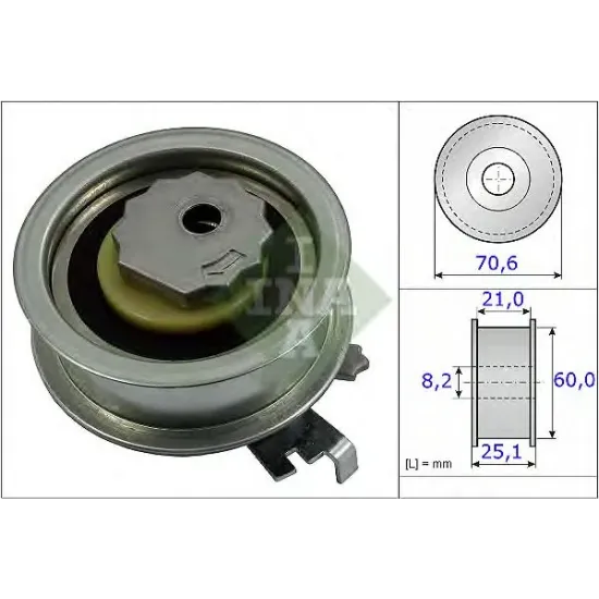 Curea Distributie, Rola Intinzator INA 531 0882 10