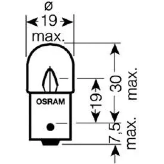 Iluminare Demarcare / Avertizare, Iluminare Numar Circulatie, Lumini de Stationare, Lampa Mers Inapoi, Lumini Interioare, Lumina Portiera, Semnalizator, Lampa Spate, Bec, Bec OSRAM 5627