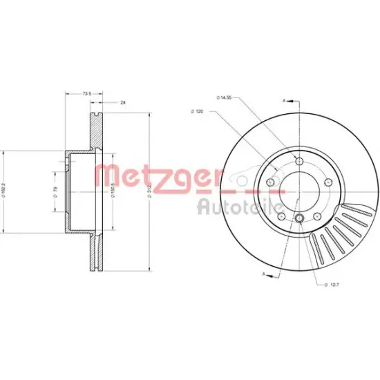 Disc Frana SPIDAN 25763