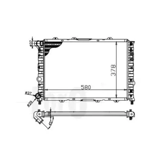 Racire Motor, Radiator BREMI 60041