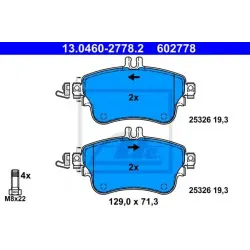 Set Placute Frana, Frana Disc