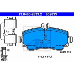 Set Placute Frana, Frana Disc