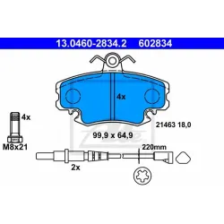 Set Placute Frana, Frana Disc