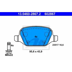 Set Placute Frana, Frana Disc