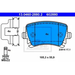 Set Placute Frana, Frana Disc