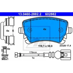 Set Placute Frana, Frana Disc