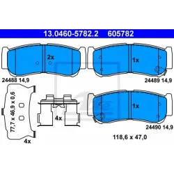 Set Placute Frana, Frana Disc