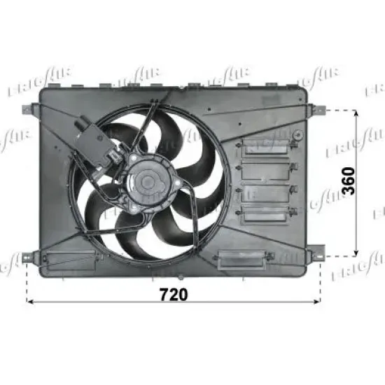 Ventilator, Radiator FRIGAIR 0505.2027