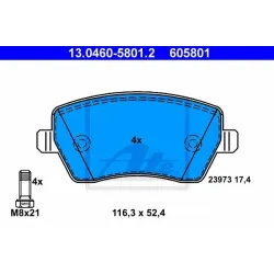 Set Placute Frana, Frana Disc