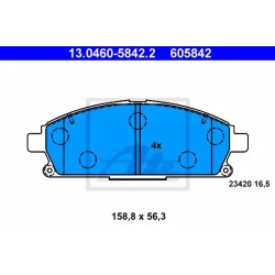 Set Placute Frana, Frana Disc