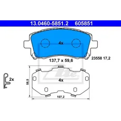 Set Placute Frana, Frana Disc