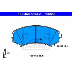 Set Placute Frana, Frana Disc