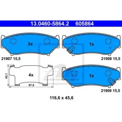 Set Placute Frana, Frana Disc