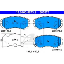 Set Placute Frana, Frana Disc