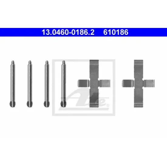 Set Accesorii, Placute Frana ATE 13.0460-0186.2