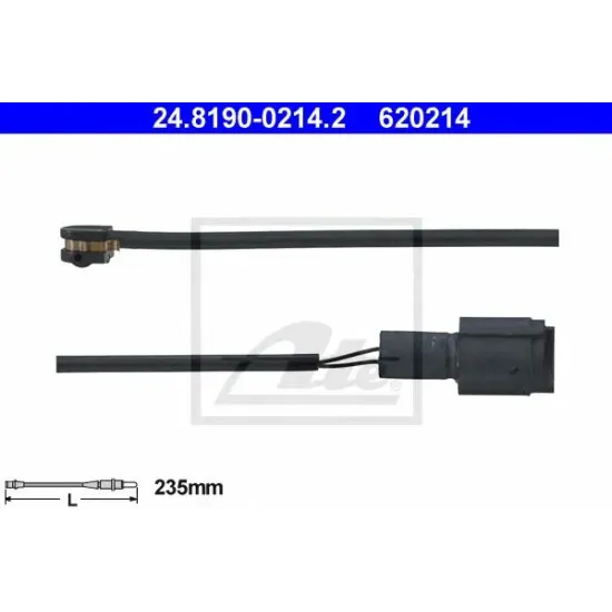 Uzura Placute de Frana, Senzor de Avertizare ATE 24.8190-0214.2