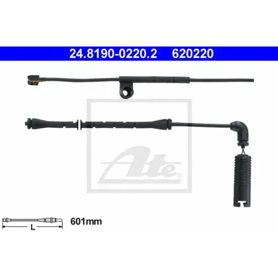 Uzura Placute de Frana, Senzor de Avertizare ATE 24.8190-0220.2
