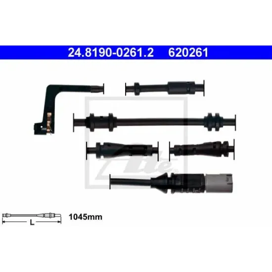 Uzura Placute de Frana, Senzor de Avertizare ATE 24.8190-0261.2