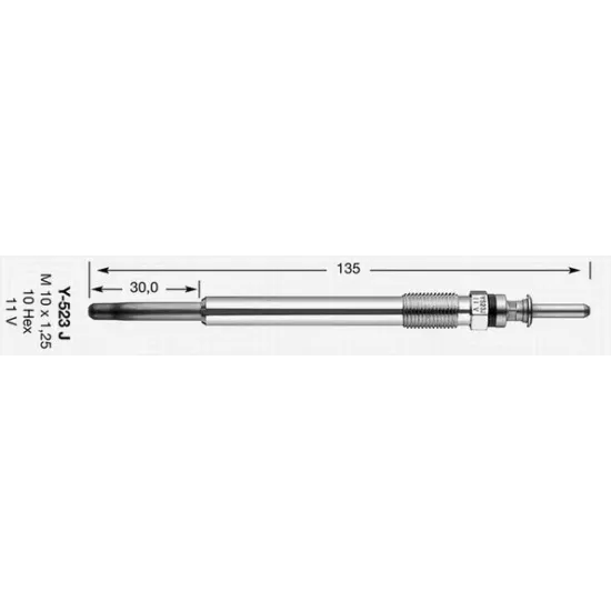 Bujie Incandescenta NGK 6298